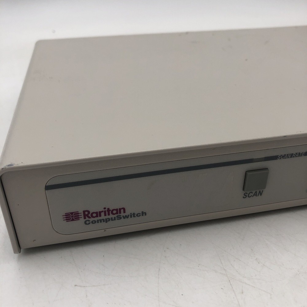 Raritan CompuSwitch Four Port Single or Multi User KVM Switch CS4 POWER TESTED