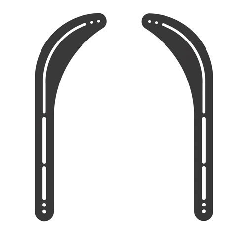 Universal Steel Sound bar Soundbar Speaker Bracket Mount  Above Below TV