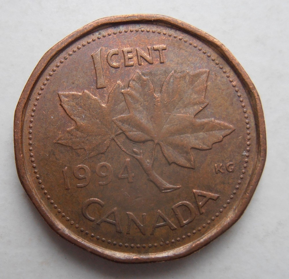 1994 CANADA 1 CENT