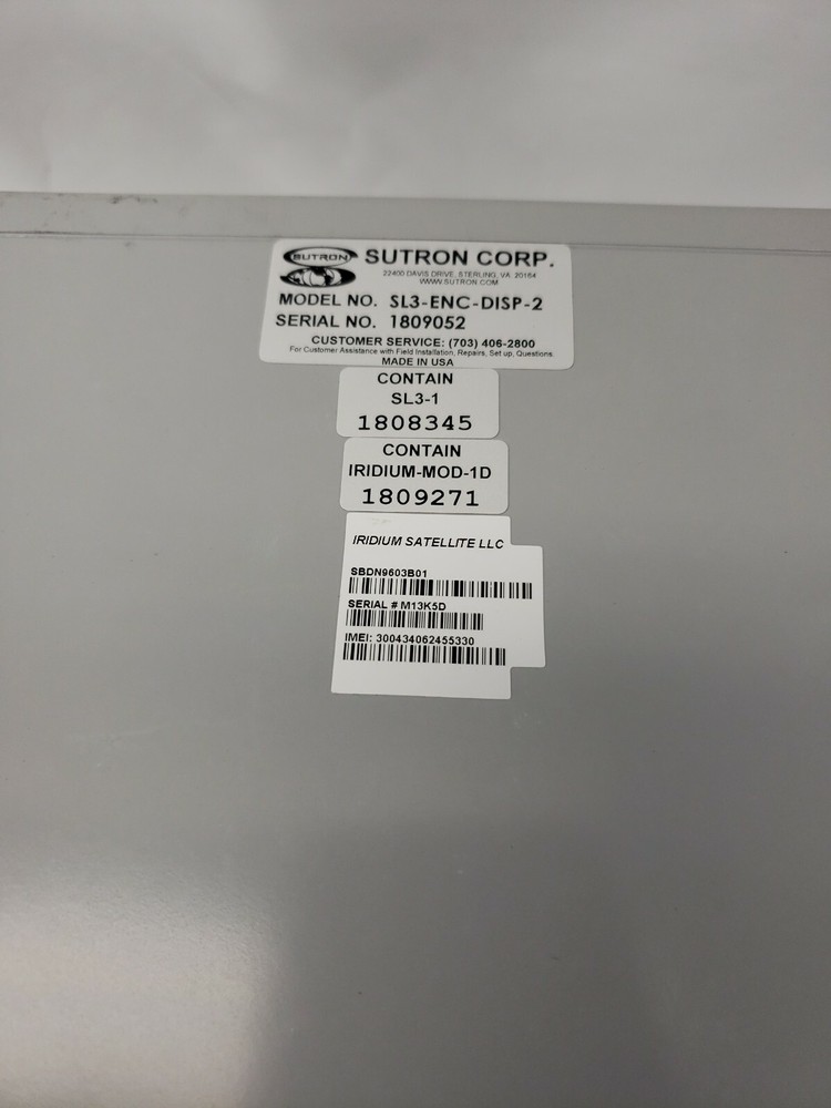 Sutron SatLink3 Logger transmitter