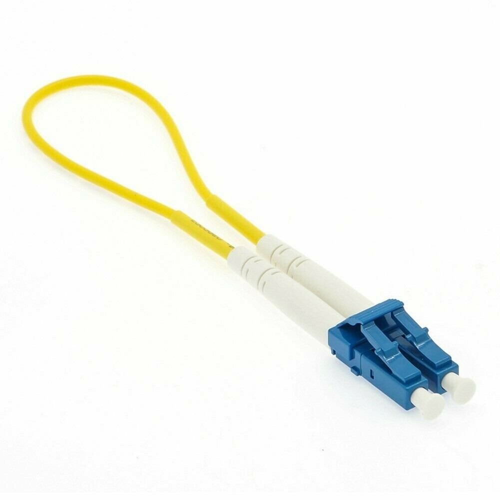 LC Single Mode Fiber Optic Optical Loopback Tester Cable Cord
