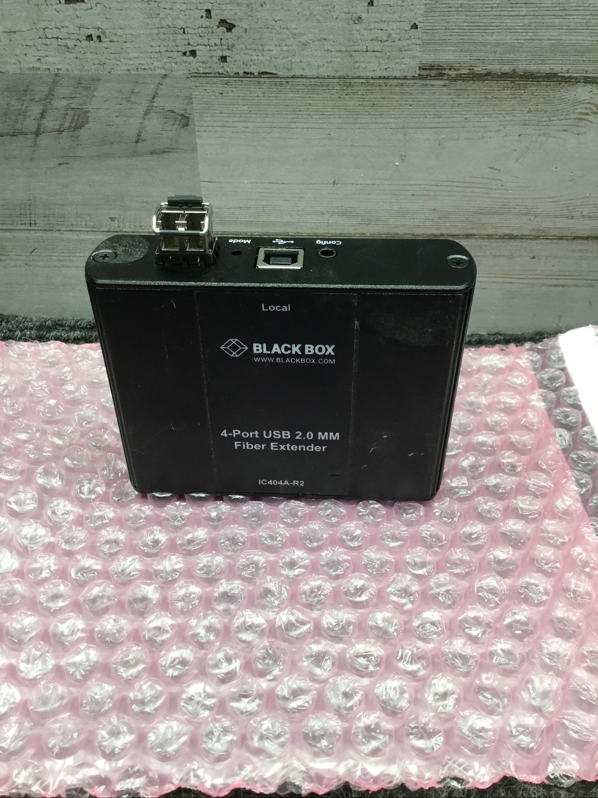 Used Black Box 4 Port USB Multimode Fiber Extender IC404A