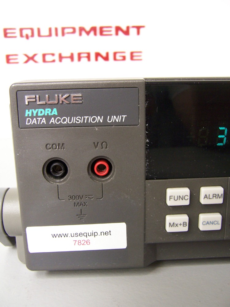 7826 FLUKE HYDRA DATA ACQUISITION UNIT / DATA BUCKET