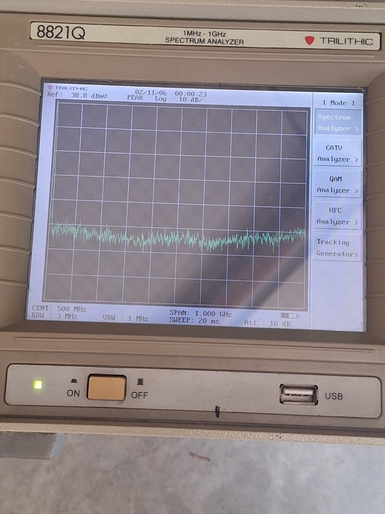 Deviser Trilithic 8821Q Spectrum Analyzer 1MHz-1GHz