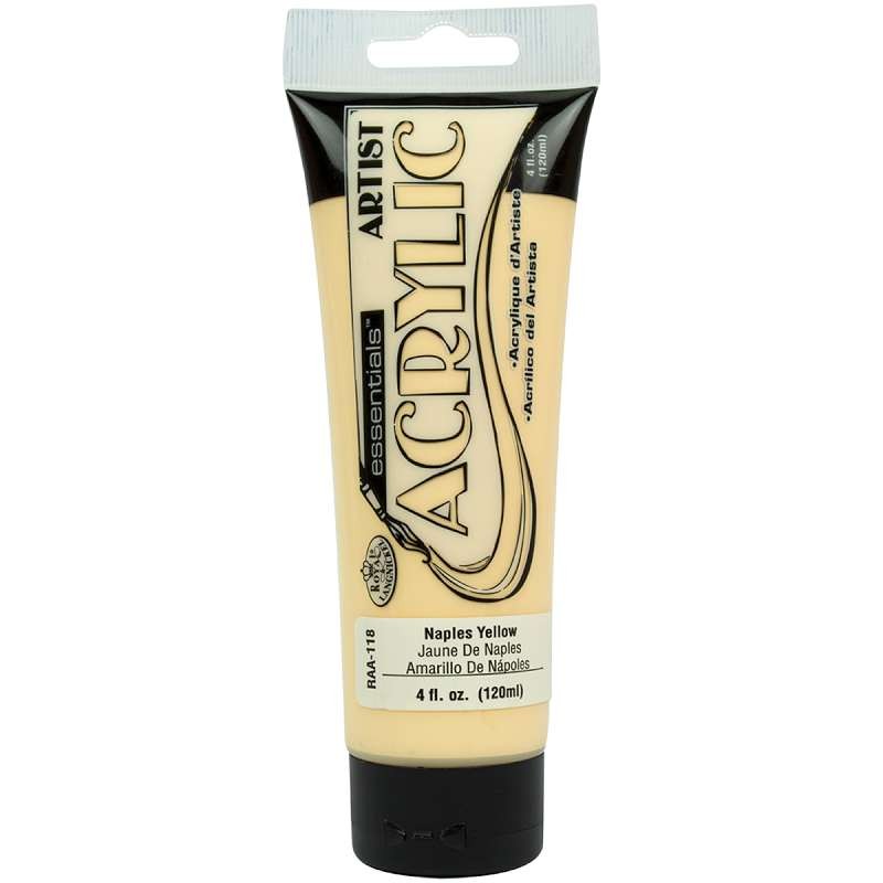 Essentials Acrylic Paint 4oz Naples Yellow