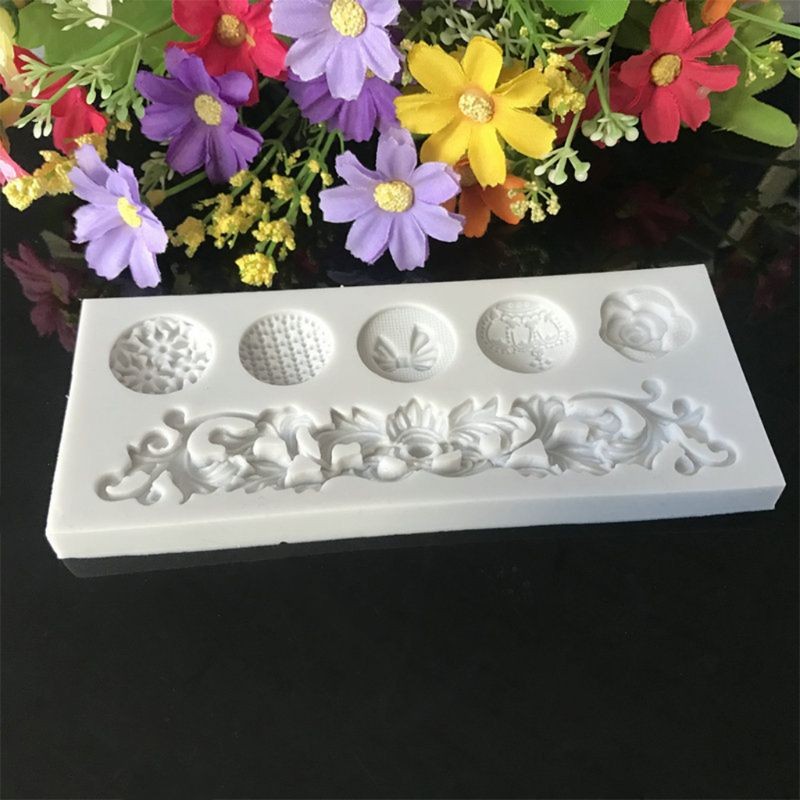 Cupcake Cookie Cutters Vintage Embossed Pattern Bakeware Tools Durable