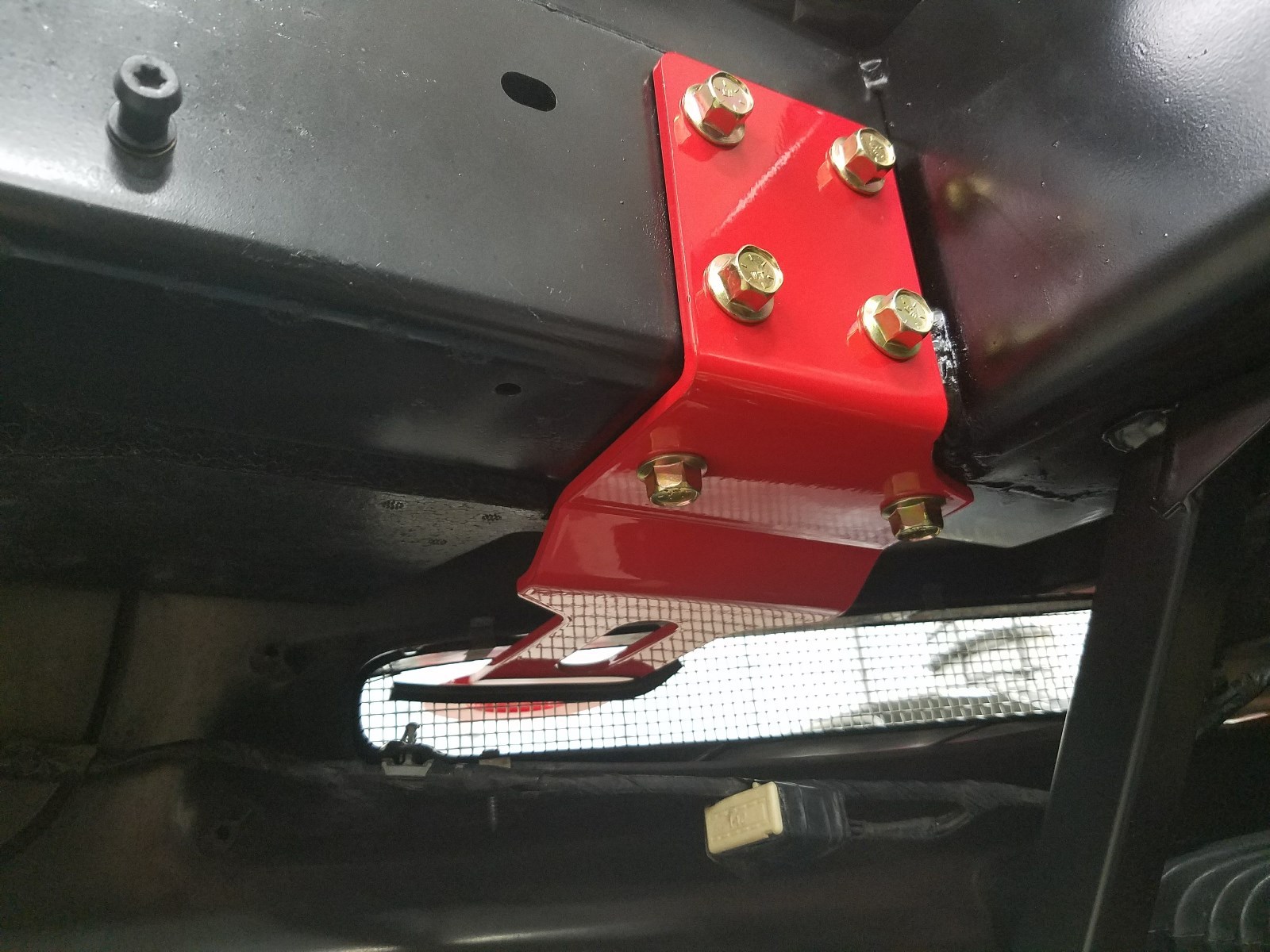 97-04 Chevy C5 Corvette Z06 Red Front Bumper Racing Track Bolt-On Tow Hook