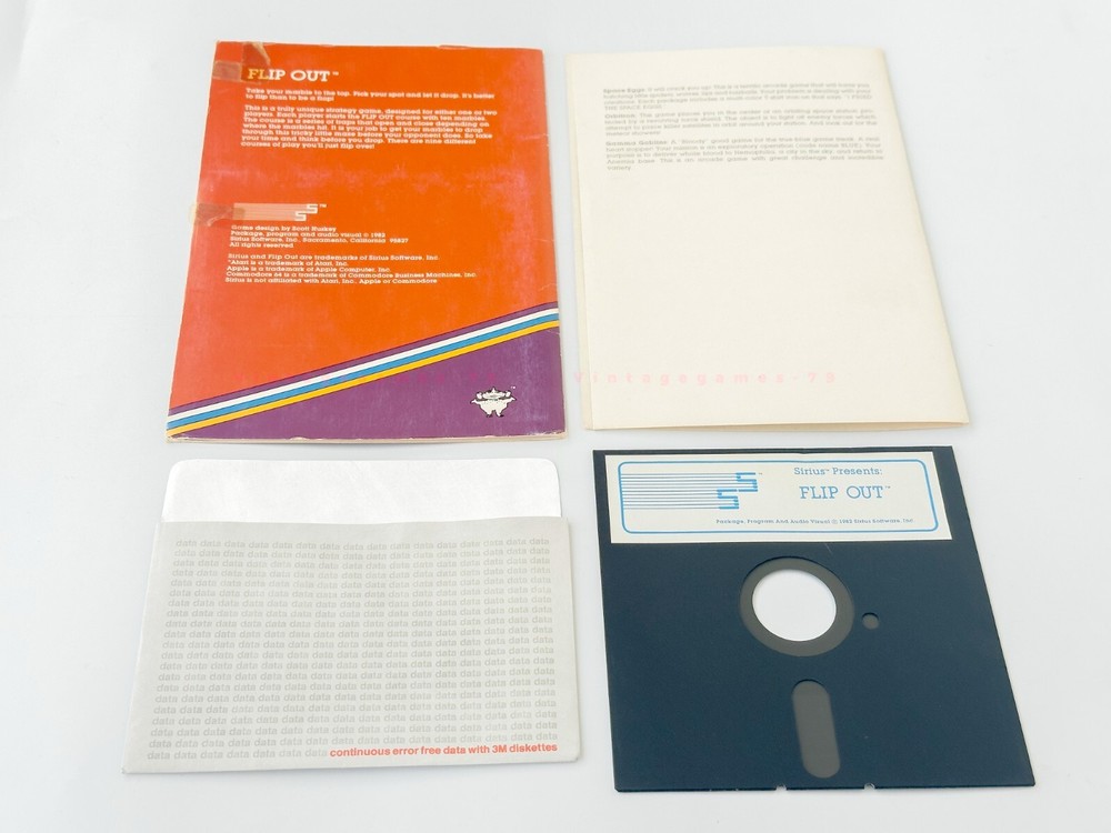 Flip Out - Sirius Software - 1982 / Apple II