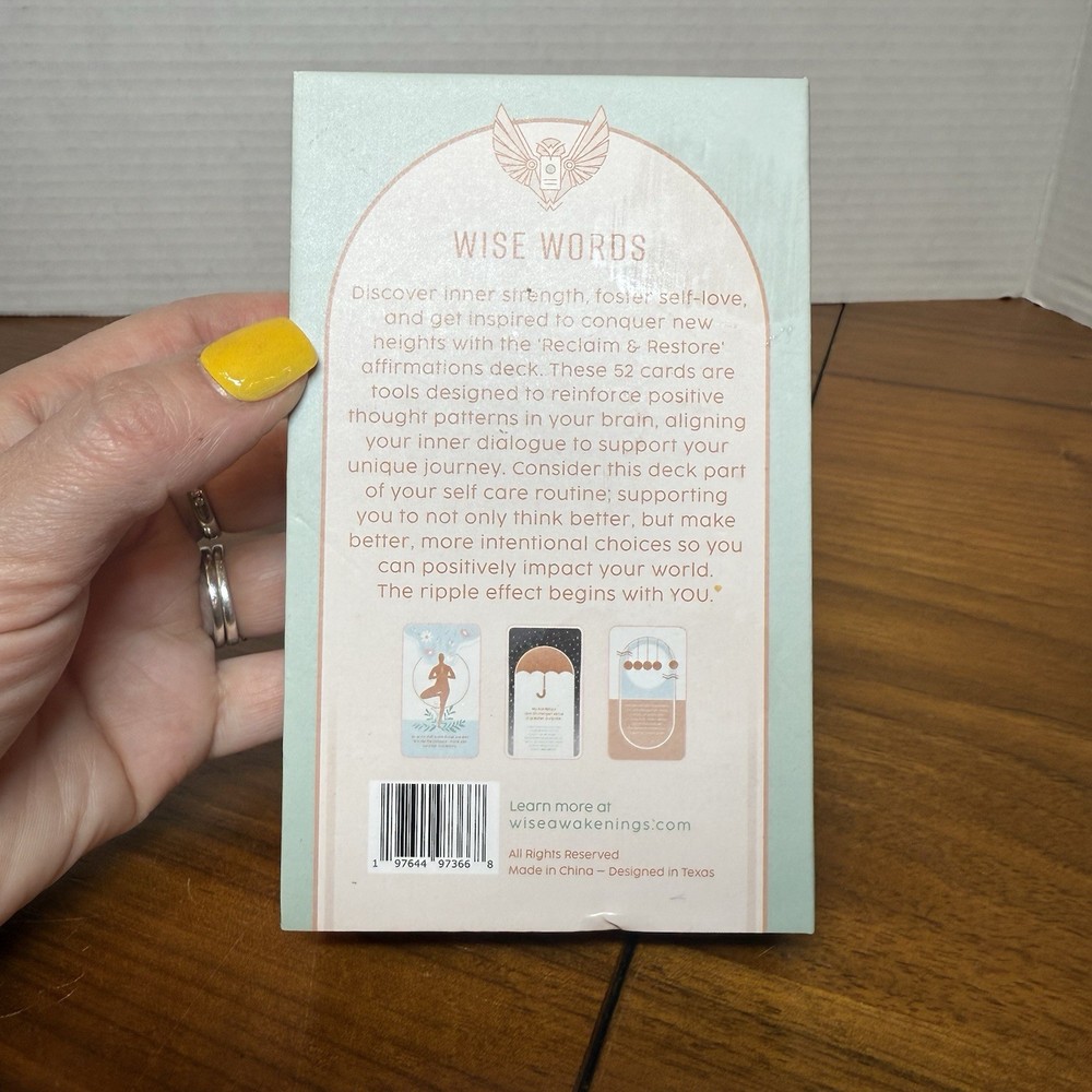 Reclaim & Restore Affirmation Reading Cards