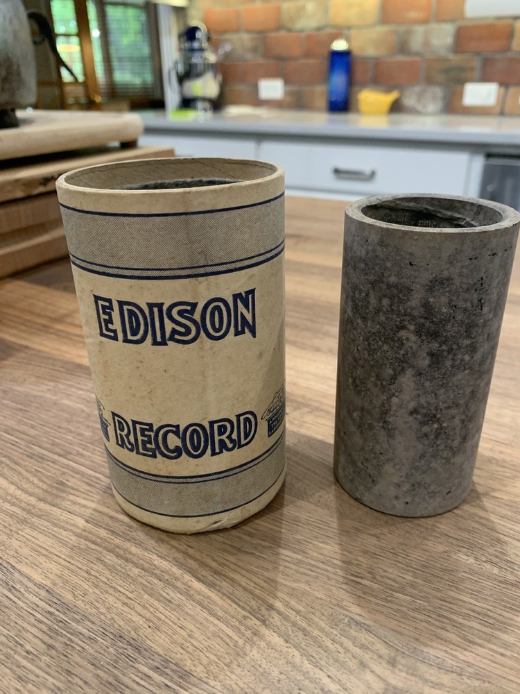 Unusual Edison Phonograph Cylinder Record Box