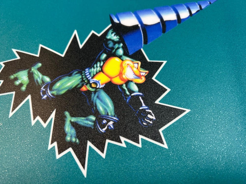 BattleToads Arcade CPO Control Panel Overlay, CPO -Battle Toads