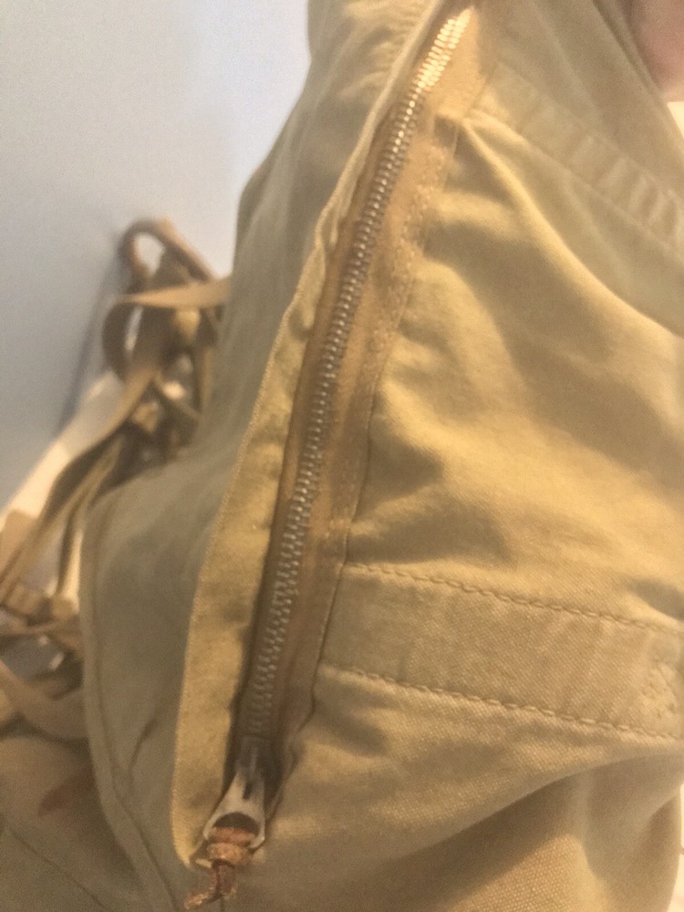 WWII US Army M1941 10th Mountain Division Backpack Rucksack & Frame w/10 on Face