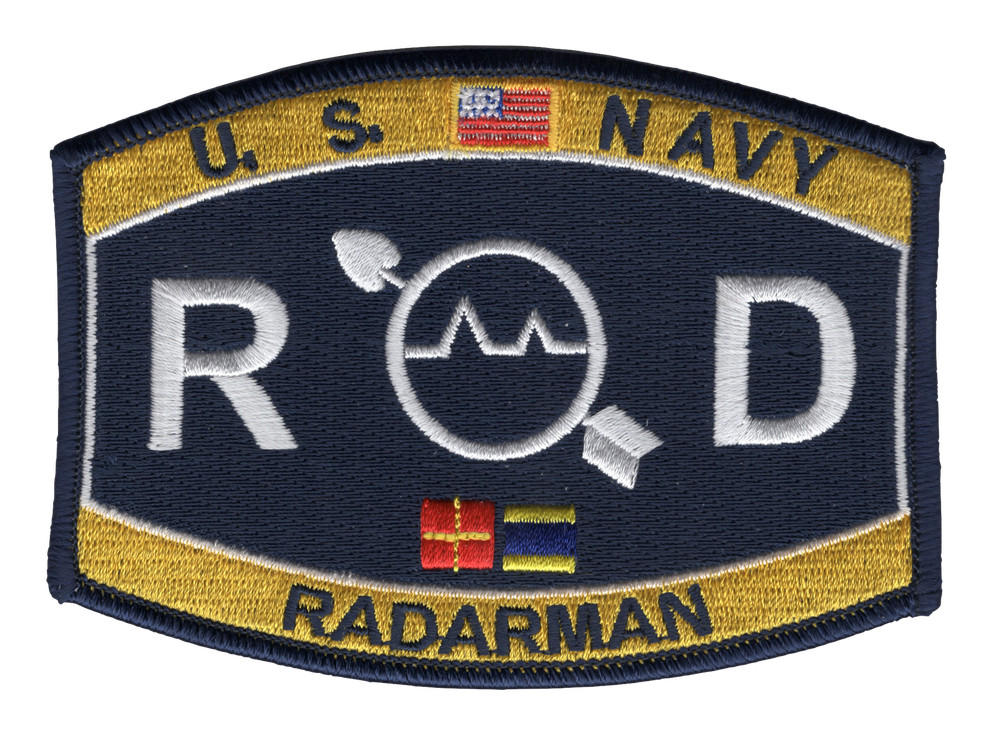 RD Deck Radarman Ratings Patch Rd