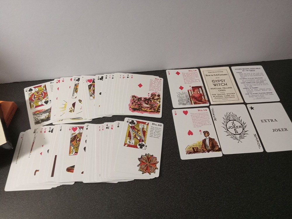 Gypsy Witch Fortune Telling Playing Cards