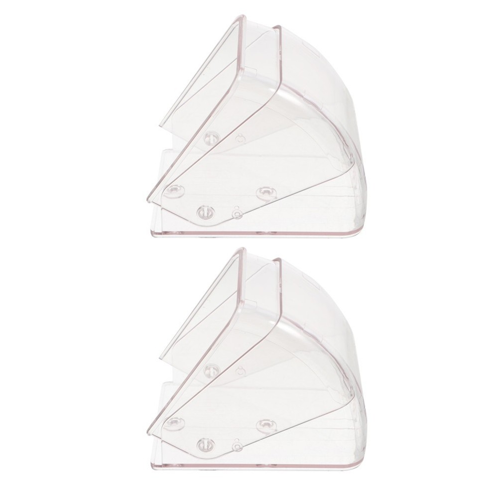 2 Pcs Wireless Doorbell Waterproof Cover Button Protective Chime