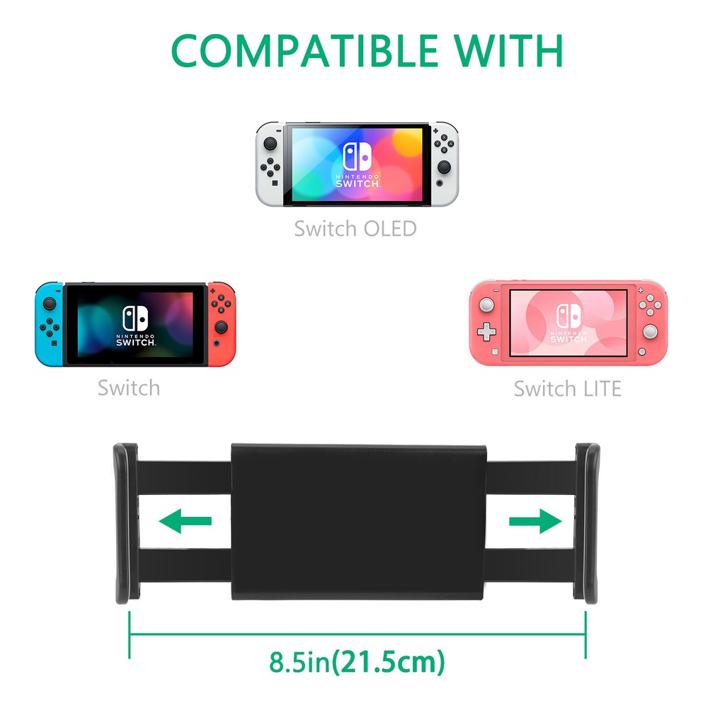 Geekria Car Angle Adjustable Headrest Mount Compatible with Nintendo Switch OLED