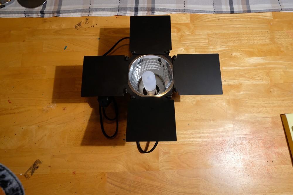 150w studio hot light with barn doors