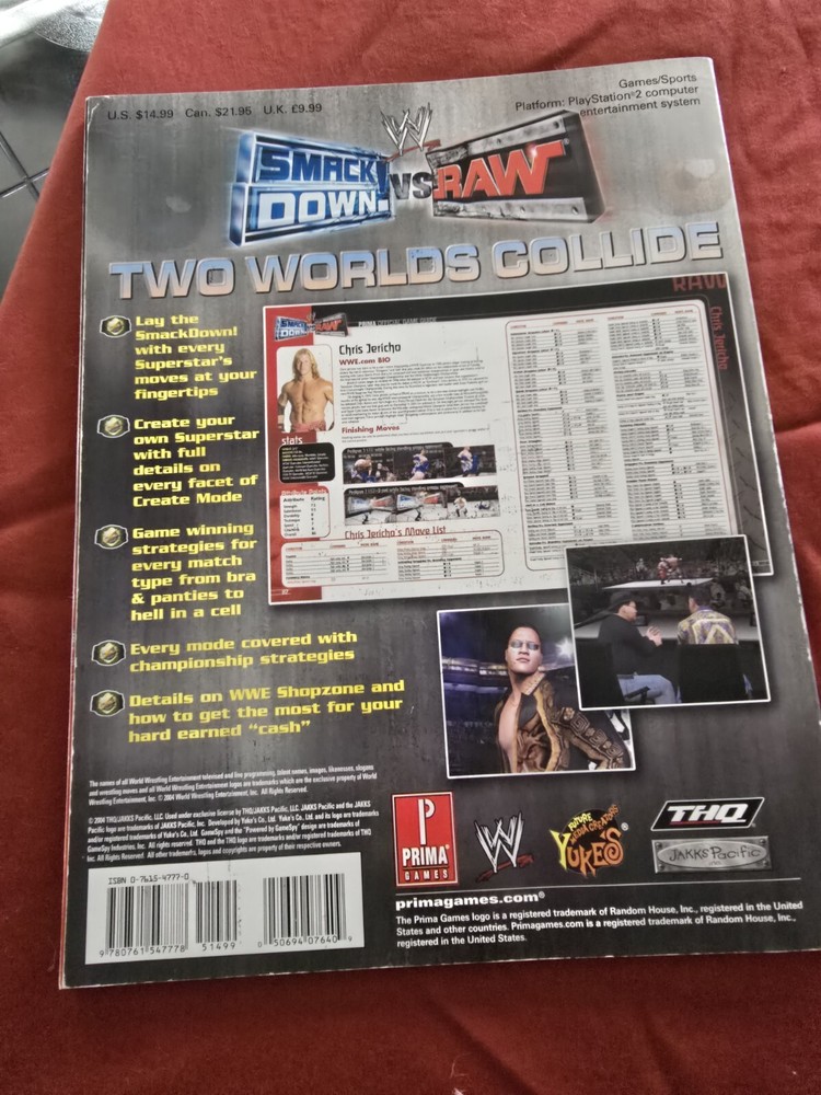 Smack Down vs Raw - Prima Official Game Guide