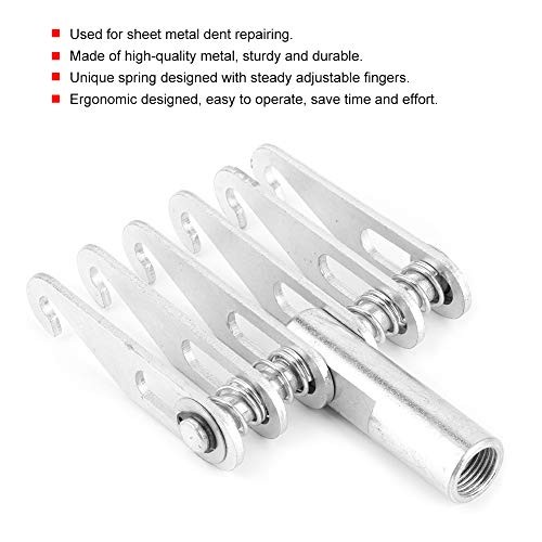 Dent Puller, Heavy Duty Auto 6 Fingers Metal Dent Puller Adjustable Hook