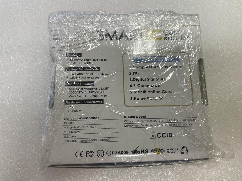 SMART IC EZ100PU USB CARD READER