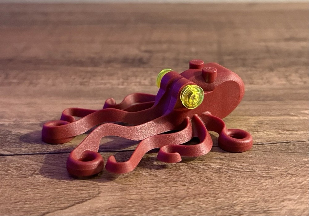 LEGO Dark Red Octopus