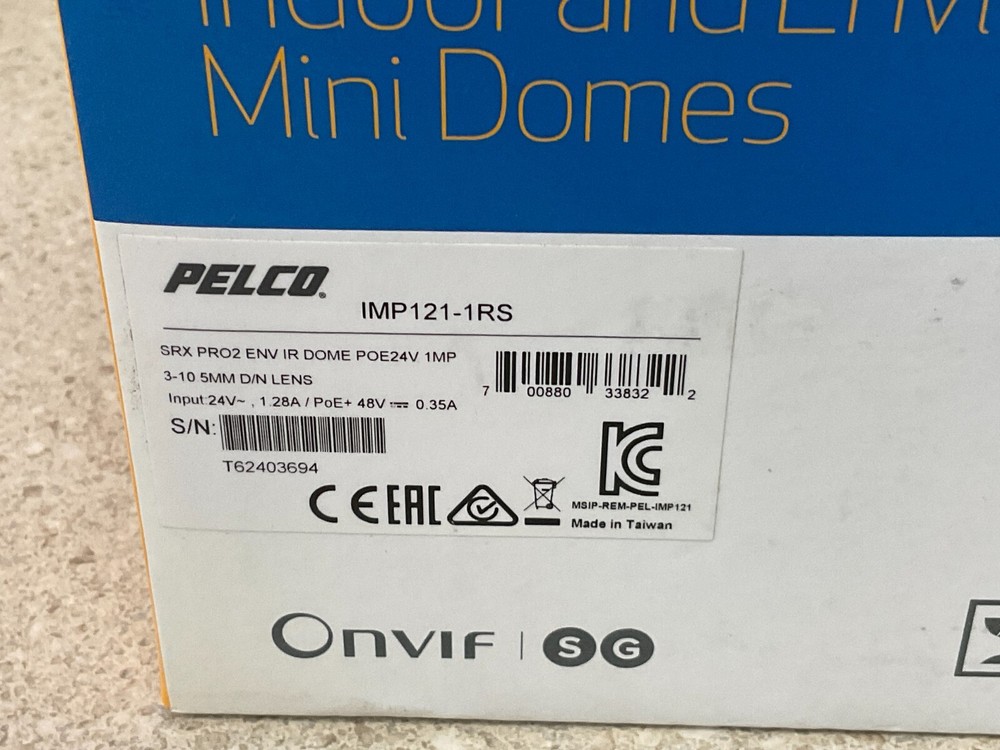 Pelco IMP121-IRS NEW