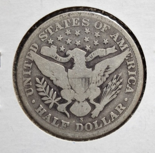 1904 s barber half dollar