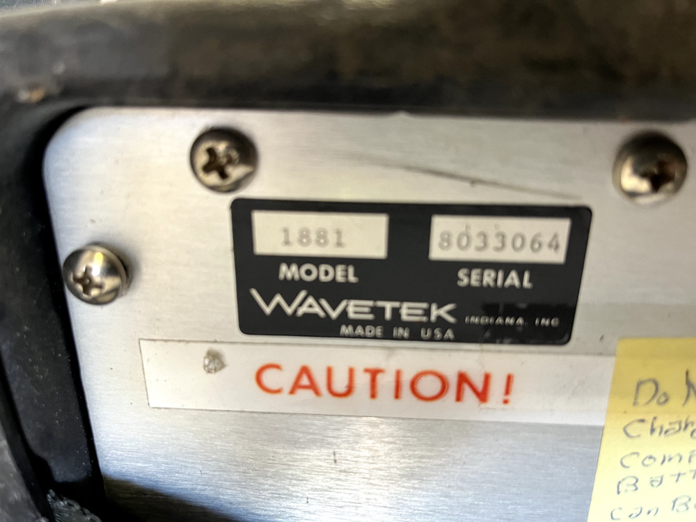 WAVETEK MODEL 1881 CATV PORTABLE SYSTEM ANALYZER 8033064