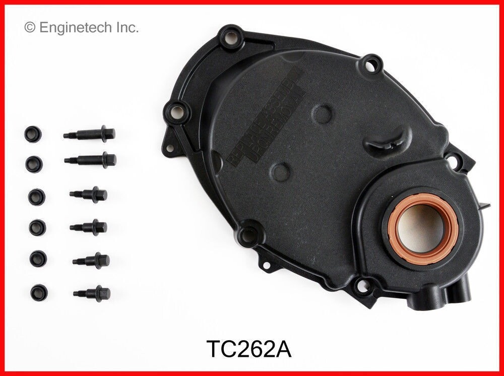 Enginetech Chevy 262 4.3L Plastic Timing Cover w/o Sensor Hole 96-03