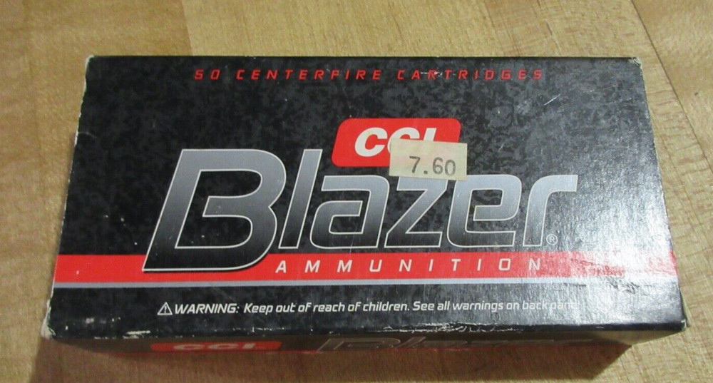 Empty Ammo Box CCI Blazer 25 auto with insert