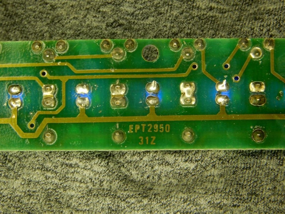BLUE pushbutton/backlight circuit board for RCI2950/2970/Sommerkamp TS2000 etc.