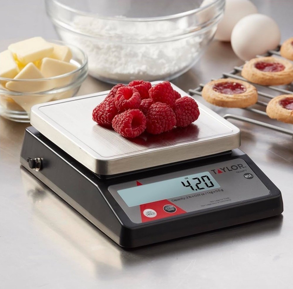 Control Kitchen Scale Compact Digital Portion Universal AC Adapter Included