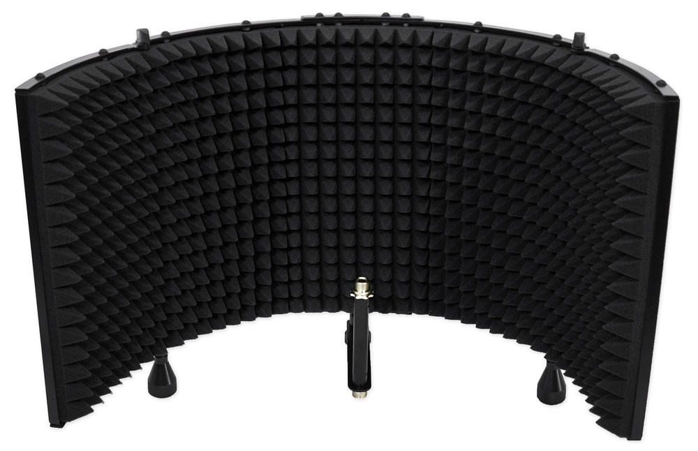 Rockville Pro Recording Studio Microphone+Isolation Shield+Mount+Filter+Stand