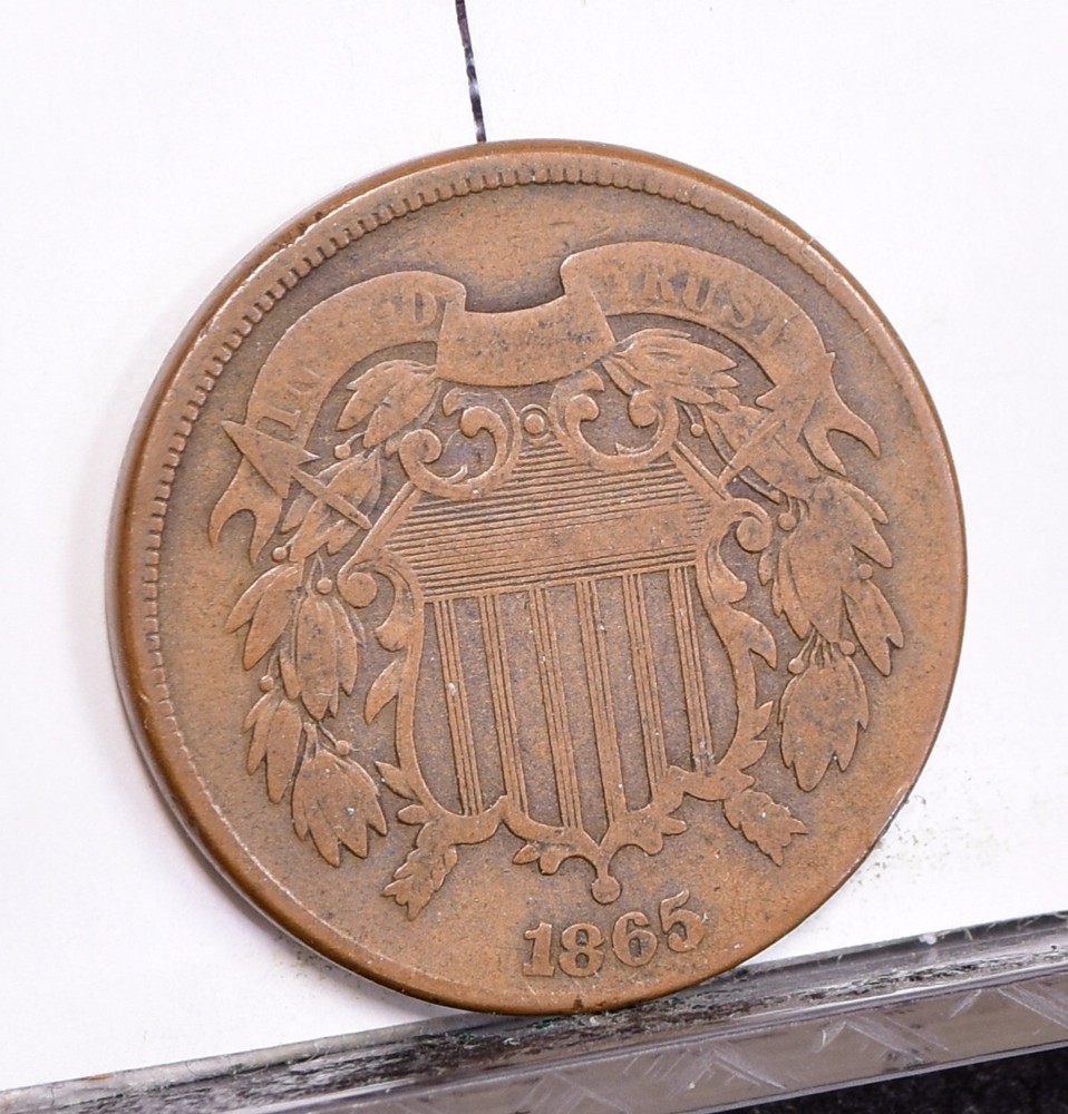 1865 Two Cent Piece - Good (#56776-L)