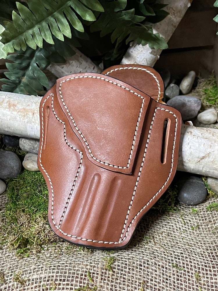 Colt Python Leather LINED Concealed Carry 4.25" Holster (READ LEAD TIME)