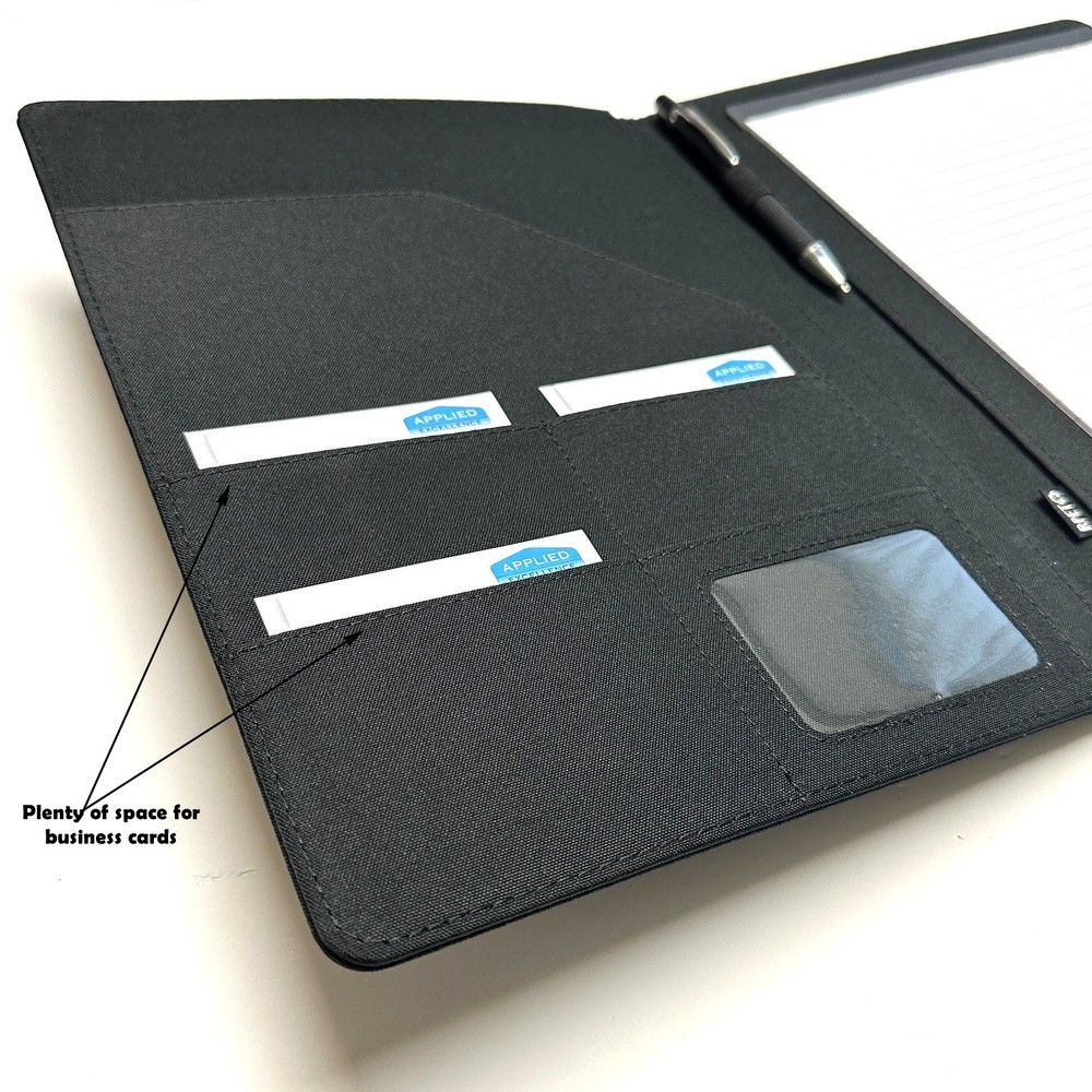 A4 Conference Folder Business Document Case Bag Portfolio with Notepad