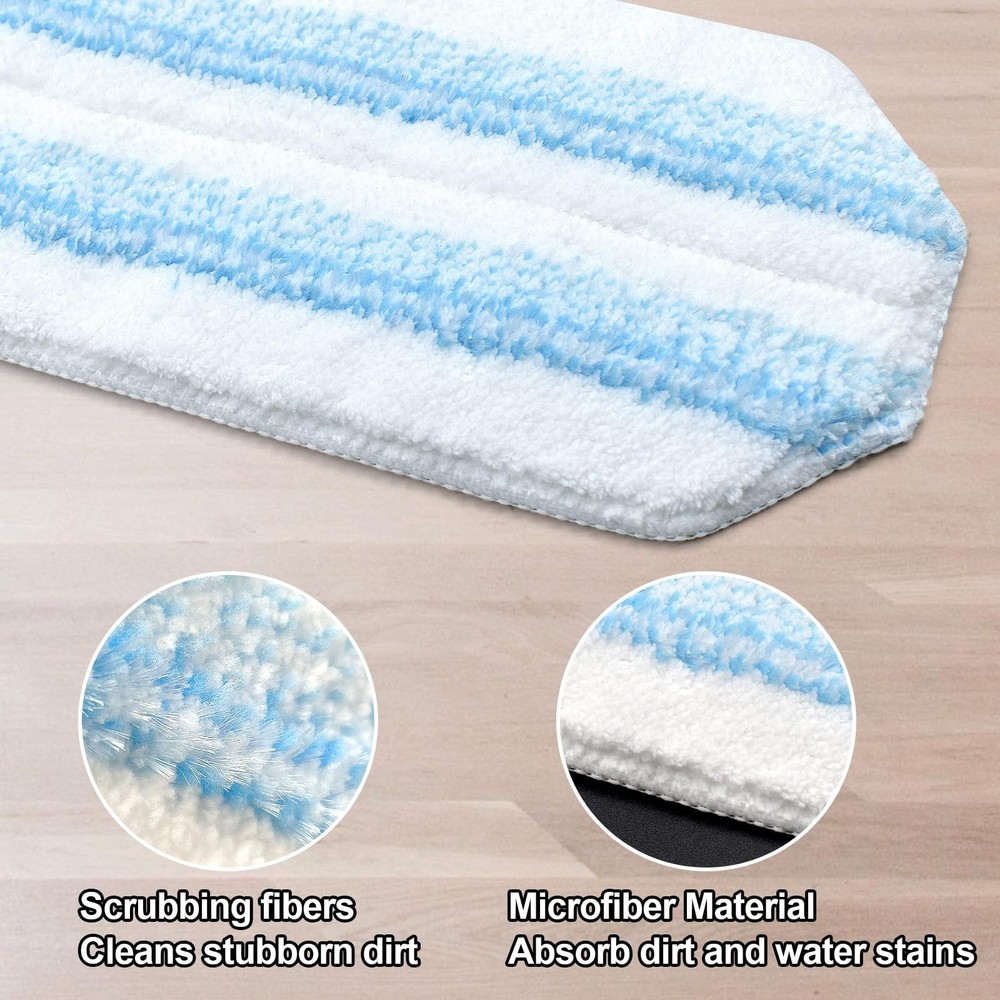 8 Pack Mop Pads Replacements Compatible with O Cedar H2prO Flat Mop System Mi...