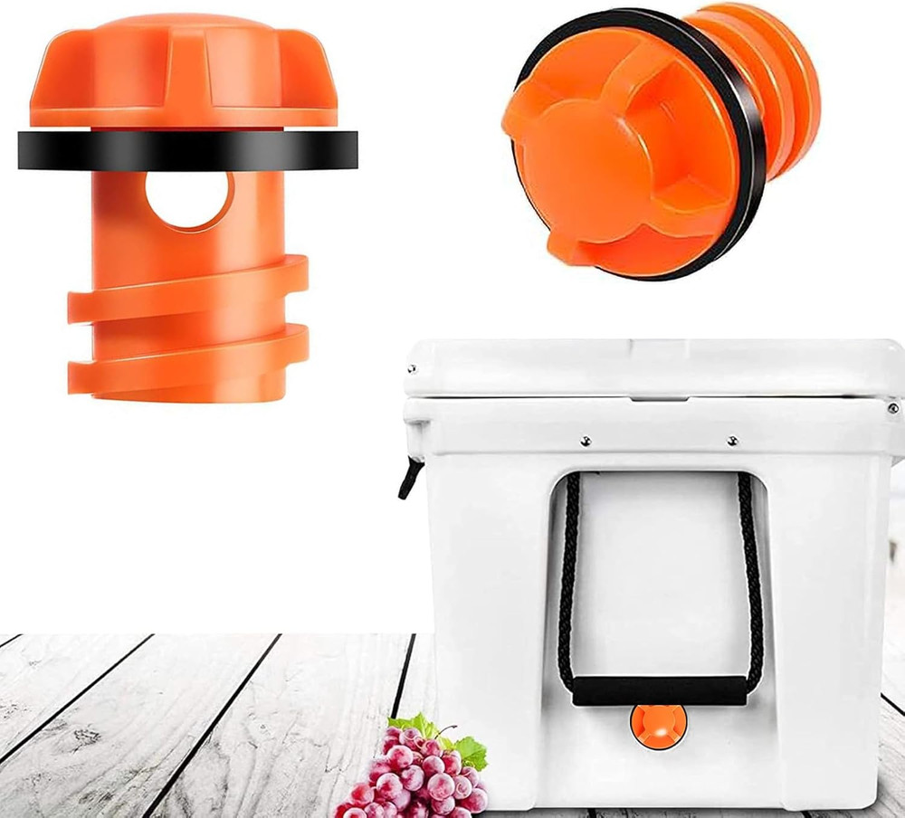 2 Pack Cooler Drain Plugs, Cooler Drain Plug Replacement Compatible with Yeti...