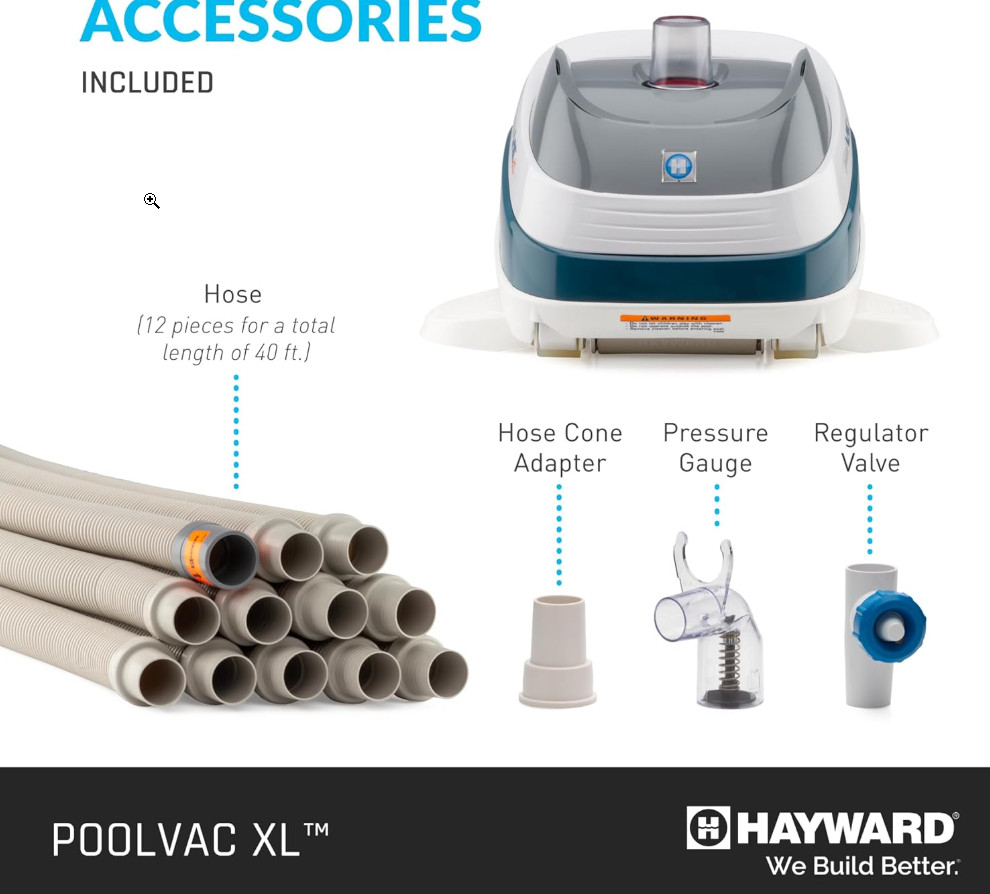 Hayward PoolVac W32025ADV Automatic Above-Ground Pool Cleaner