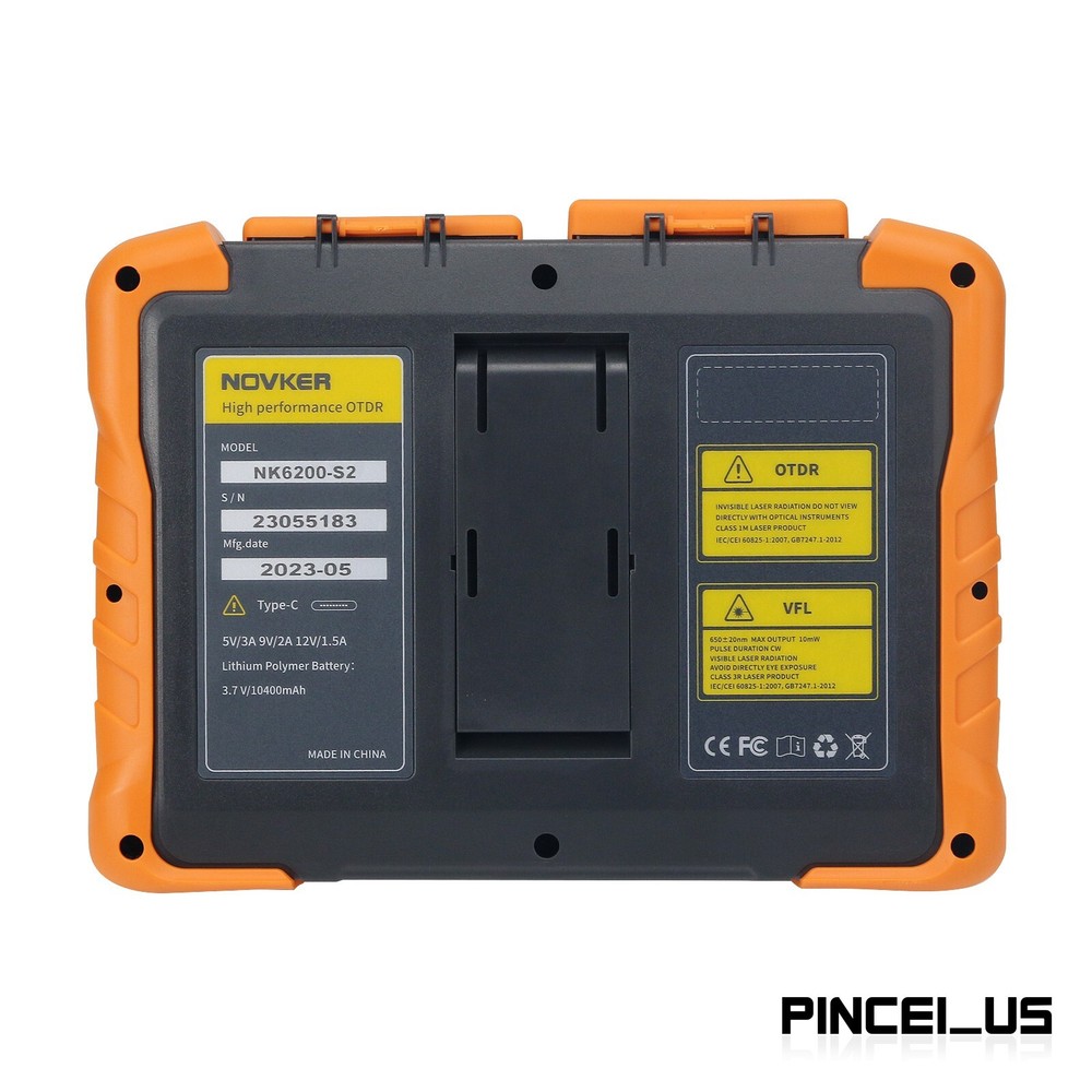 NK6200-S2 OTDR Optical Time Domain Reflectometer 7" Capacitance Touch Screen