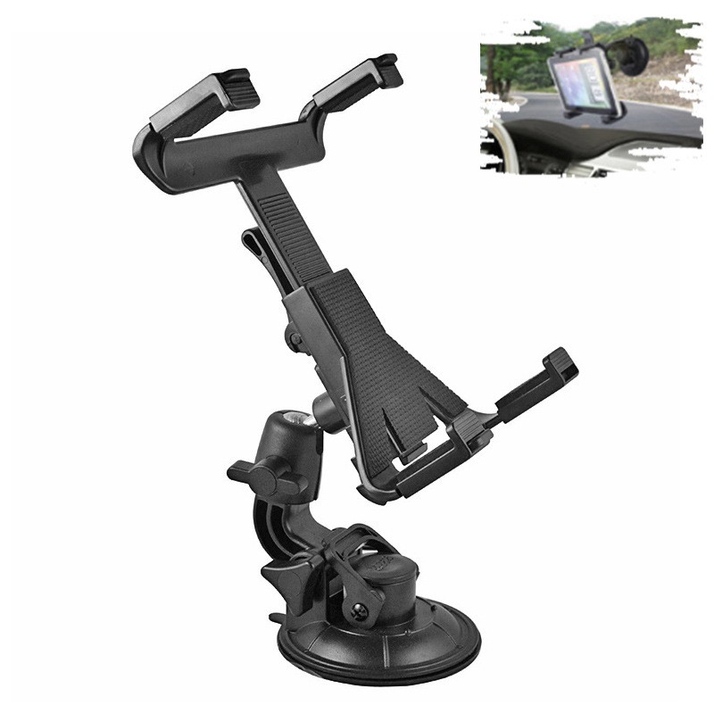 Car Windscreen Mount Holder For 7'' - 10'' Screen Size Tablet Windshield Bracket