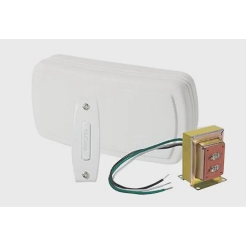 Nutone Wired Chime Kit, White, 1-Pushbutton BK110NBWH