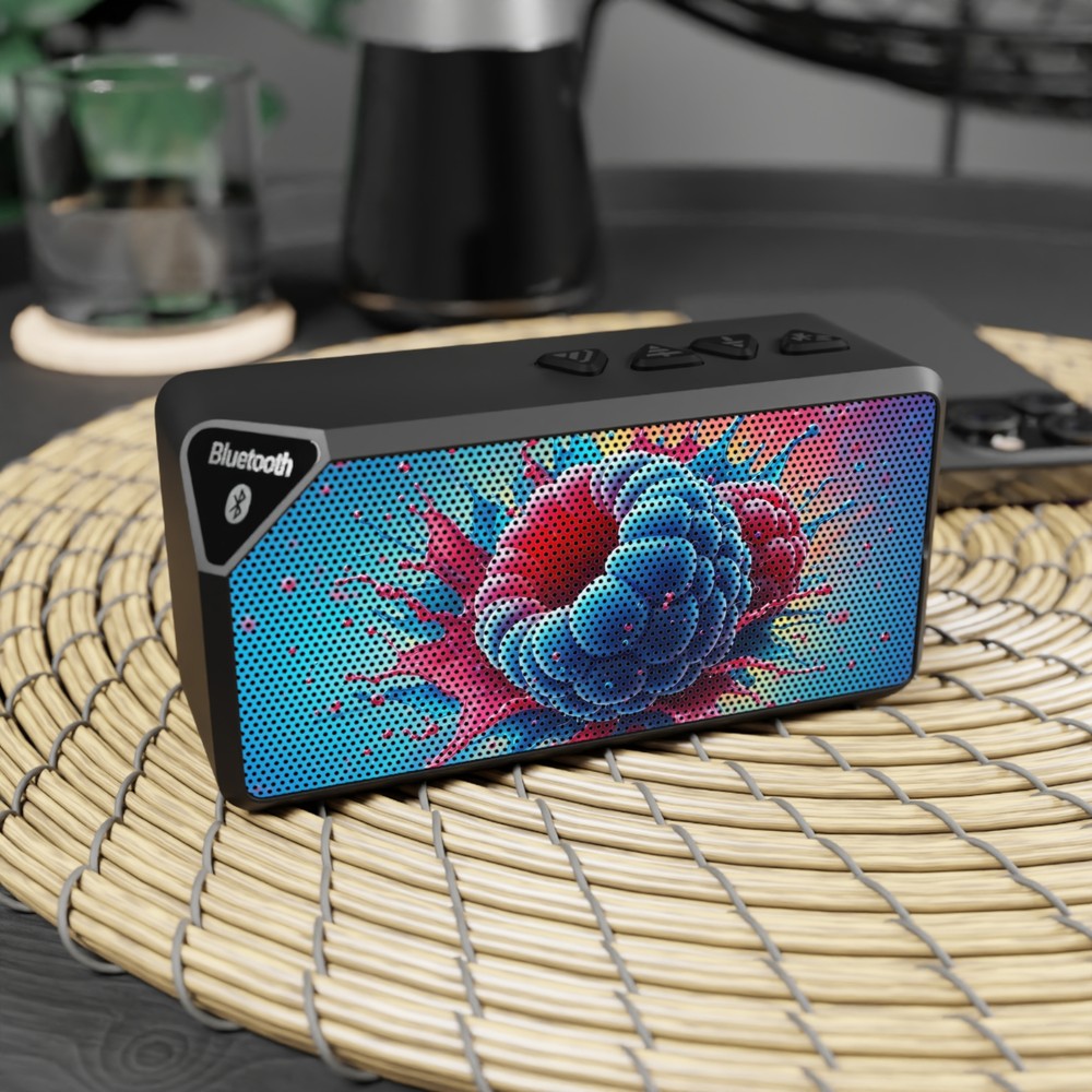 Jabba bluetooth speaker, raspberry splash