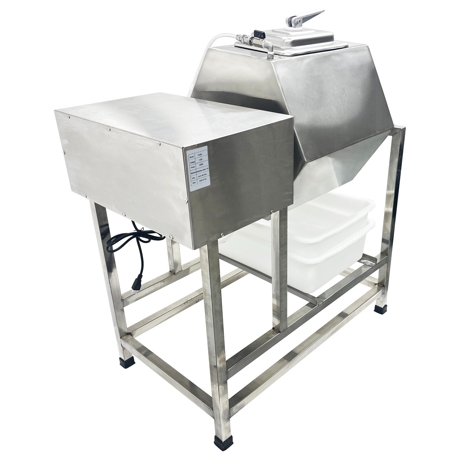 90L Vacuum Meat Vegetable Tumbler Marinator Hexagonal Barrel Pickling Machine