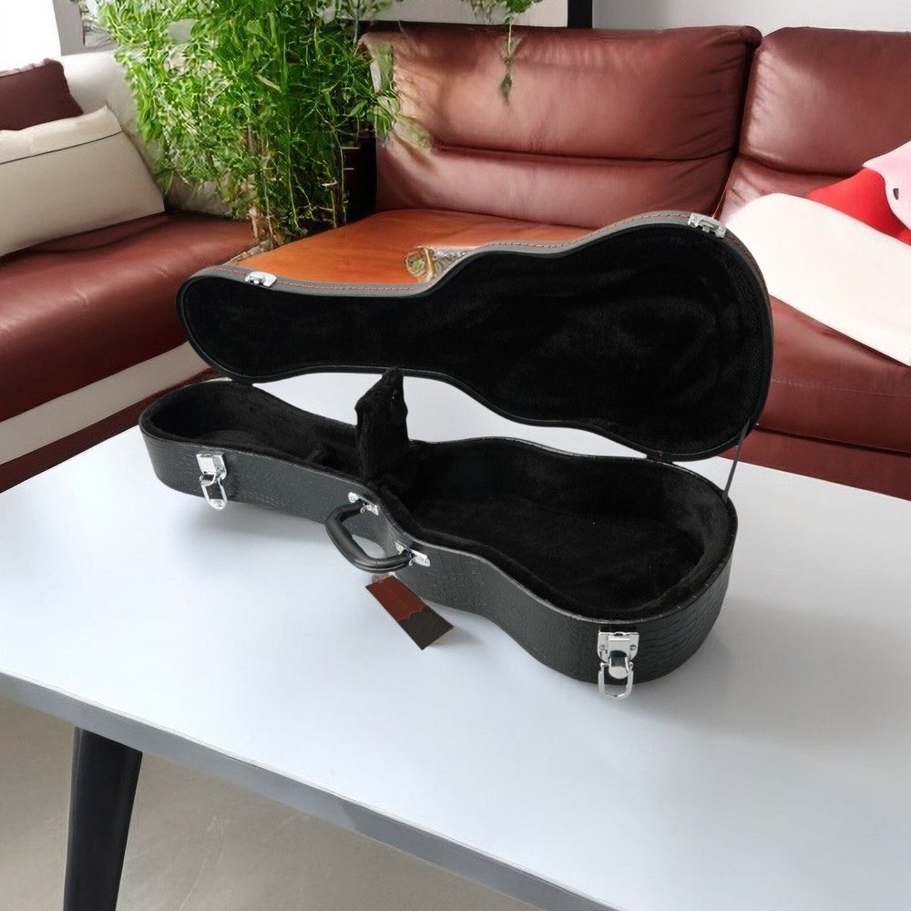 26-Inch Ukulele Hardshell Case - Molded To Body​, ​Python Embossed Texture & PVC