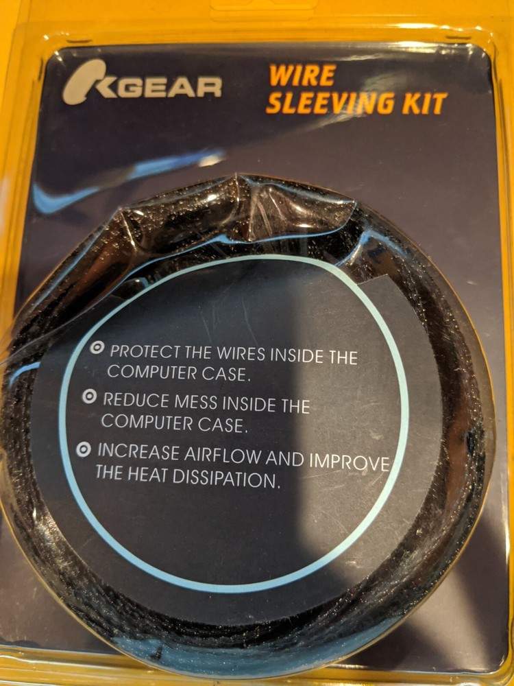 OKGEAR OK430K black cable wire sleeving kit
