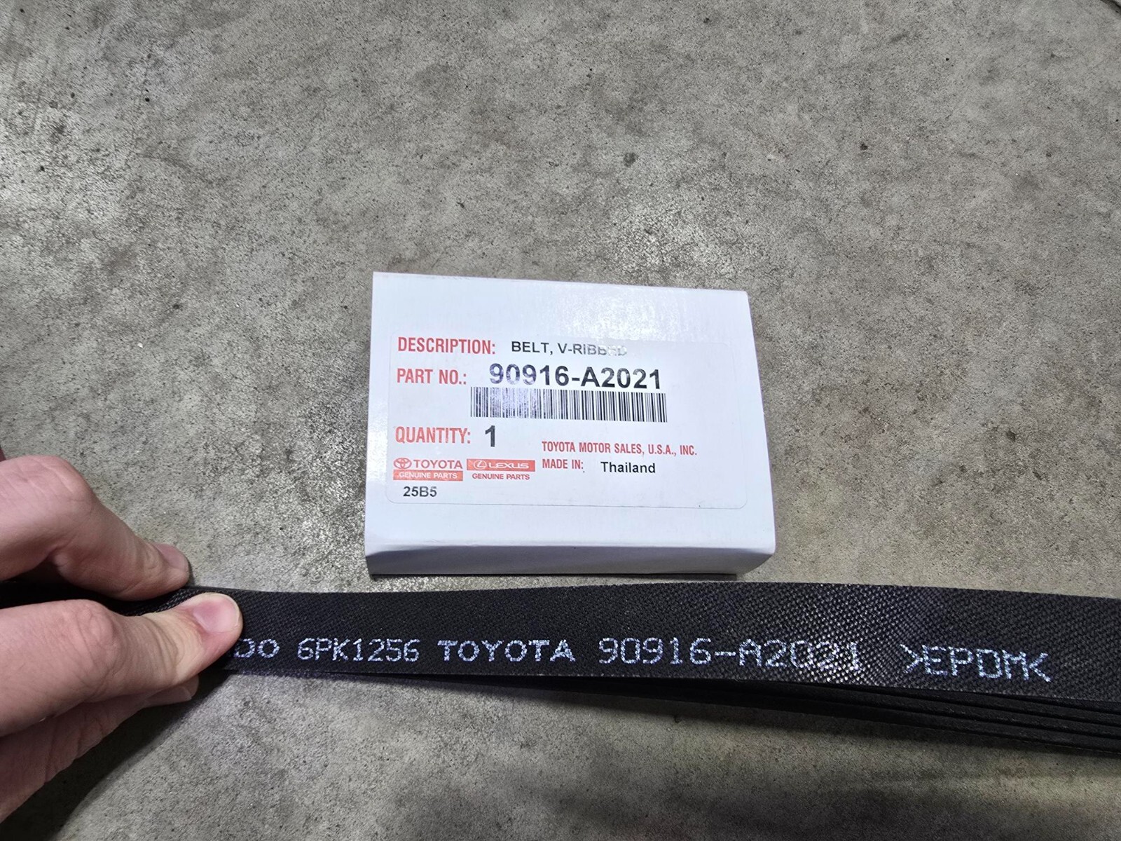 Toyota RAV4 Camry 2ARFE 2.5L Serpentine Drive Belt 90916-A2021 Genuine OEM