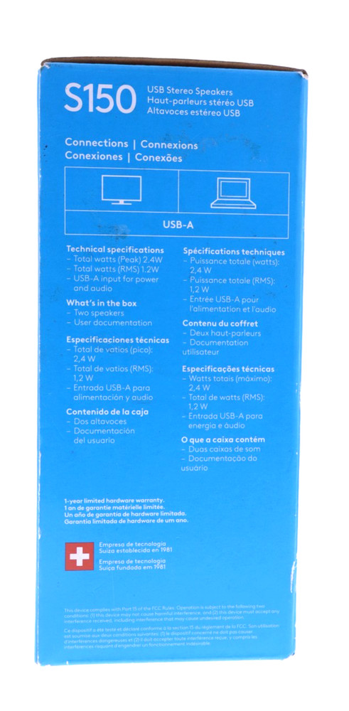 Logitech - S150 2.4W USB Speaker System