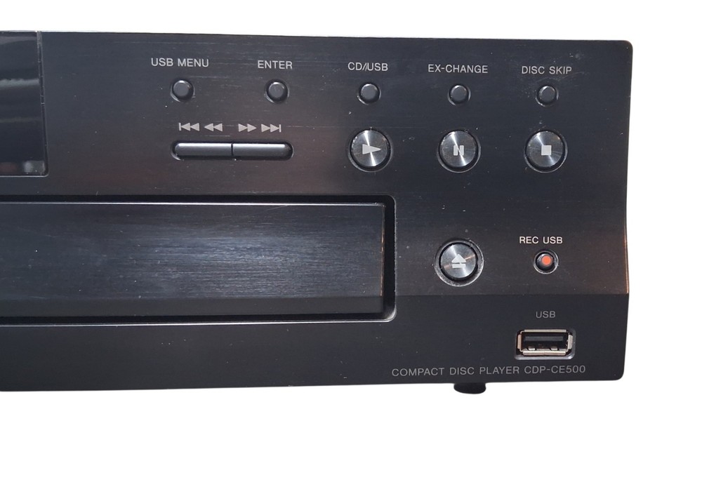 Sony CDP-CE500 5 Disk CD Player With Remote