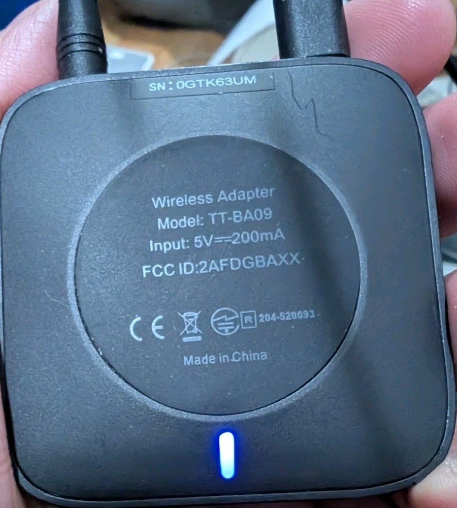 TaoTronics Bluetooth 4.1 Transmitter & Receiver TT-BA09 Tested working